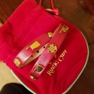 Rustic cuff red Oklahoma Meagan